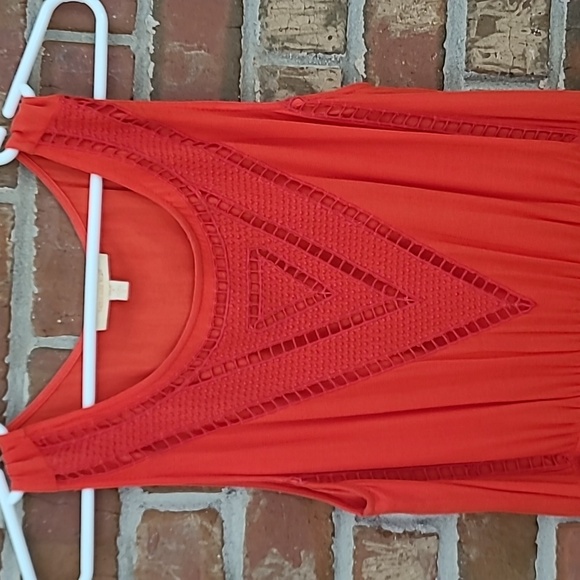 Skies Are Blue Vibrant Red Mini Dress, Size Small - Picture 4 of 6